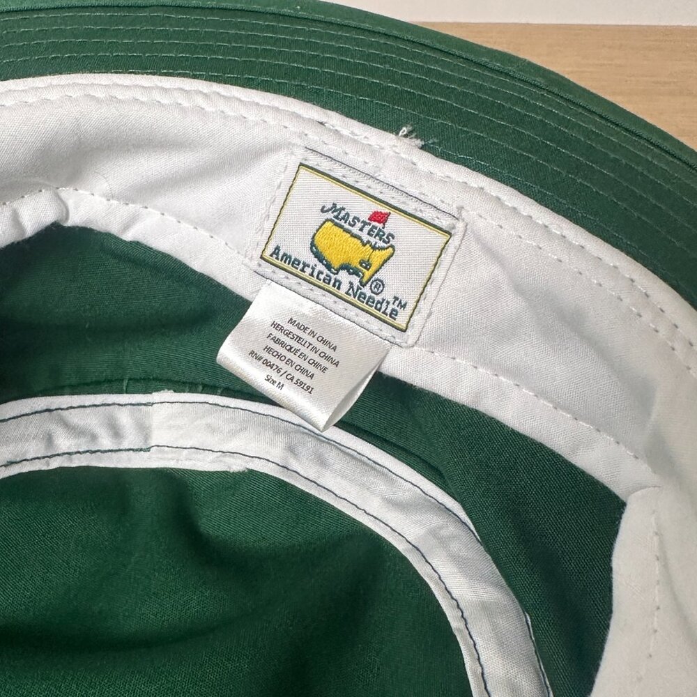 American Needle “Masters Green”& White Masters Bucket Hat / Cap - Picture 4 of 5